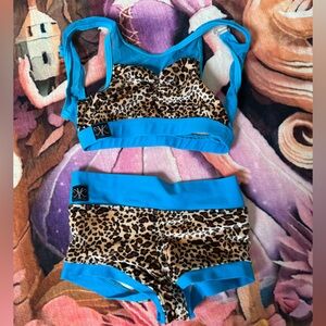 Leopard Print dance wear kids.